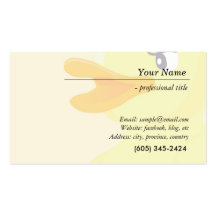 daycare  business card, ducking