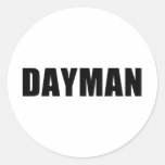 Dayman - Fighter of the Nightman Round Sticker