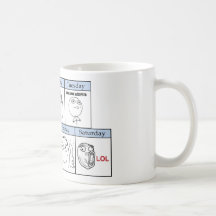 Days of the Week Memes Mugs