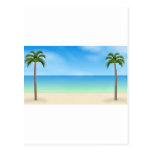 Daytime Beach Scene: Postcard