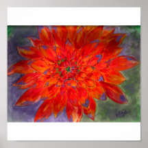 Dazzling Dahlia Poster