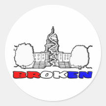 DC Is BROKEN Sticker