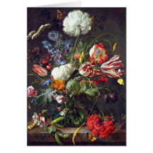 De Heem Flower Greeting Card