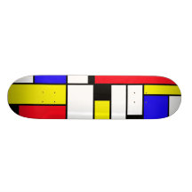de stijl custom skate board