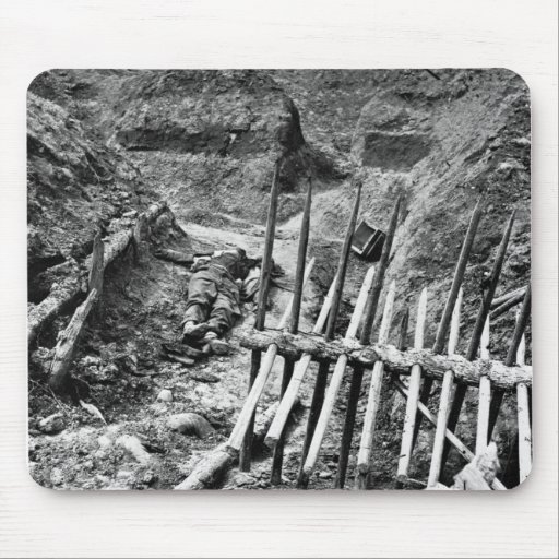 Dead Confederate Soldier ~ Petersburg Virginia Mousepads