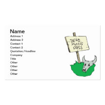 Dead Mans Pass Business Cards