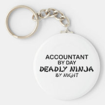 Deadly Ninja by Night - Accountant Key Chain