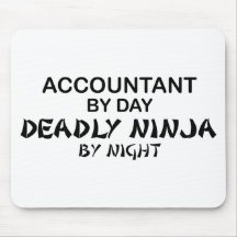 Deadly Ninja by Night - Accountant Mouse Mats