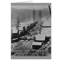Deadwood Historical Photo Greeting Card