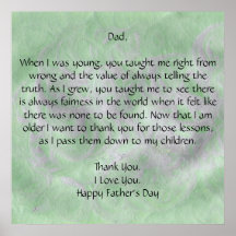 Dear Dad - Father's Day Poster