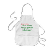 Dear Santa Attorney Aprons