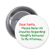 Dear Santa Attorney Pin