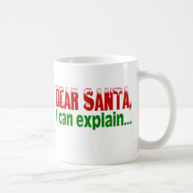 Dear Santa, I Can Explain Coffee Mugs