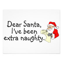 Dear Santa Ive Been Extra Naughty Announcement