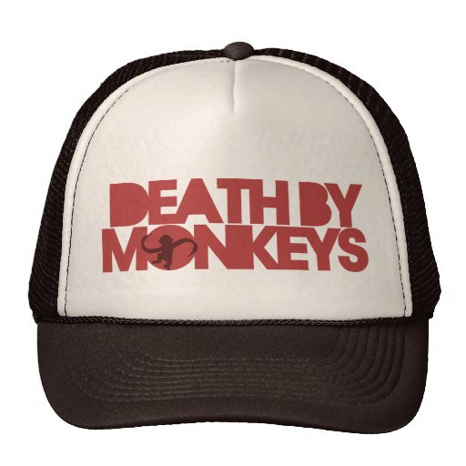 Death by Monkeys Mesh Hat