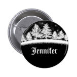 December Company Party Name Tags Black buttons