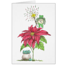 December Fairy Birthday Greeting Cards
