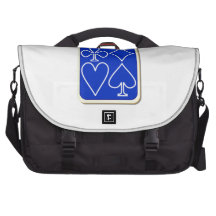 Deck of Playing Cards Laptop Commuter Bag