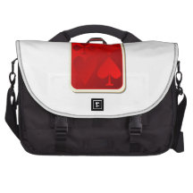 Deck of Playing Cards Laptop Messenger Bag
