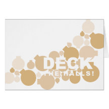 Deck the halls Card