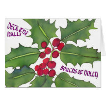 Deck the Halls Christmas Card
