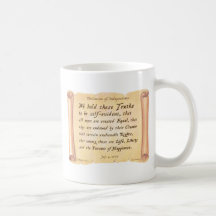 Declaration of Independence Mugs