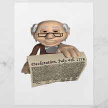 Declaration Of Independence Personalized Flyer
