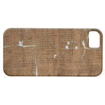 Declaration of Prices Papyrus dated 319 A.D. iPhone 5 Case