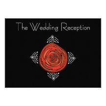 Decofied Roses (The Wedding Reception) Personalized Announcement