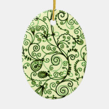 DECORATED EGG CHRISTMAS TREE ORNAMENT