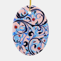 DECORATED EGG CHRISTMAS TREE ORNAMENT
