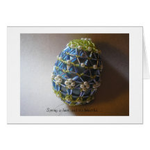 Decorated Egg for Spring Card