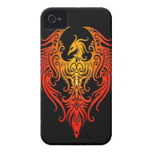 Decorated Tribal Phoenix Case-Mate iPhone 4 Cases