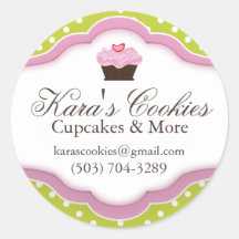 Decorative Bakery Stickers