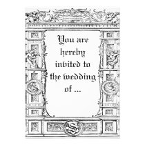 Decorative Border invitations