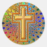 DECORATIVE CROSS STICKERS