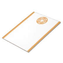 Decorative Floral Tiles Notepad - Autumn
