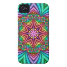 Decorative kaleidoscope iPhone 4 case
