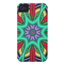 Decorative Kaleidoscope iPhone 4 case