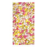 Decorative multicoloured sugar sprinkles card photo cards