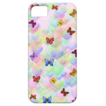 Decorative pastel iPhone case with butterflies
