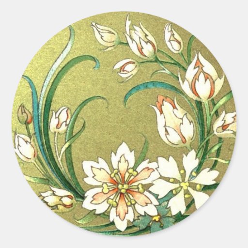 Decorative plants and flowers stickers
