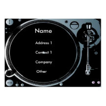 Deejay business cards