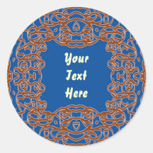Deep Blue Bandanna sticker