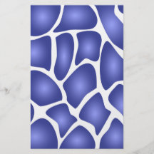 Deep Blue Random Mosaic Pattern Flyer Design