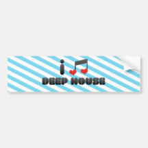 Deep House fan Bumper Stickers