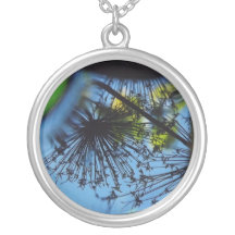 Deep Papyrus Reflection Pendant