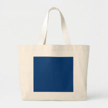 Deep royal blue canvas bag