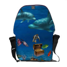 Deep Sea Rickshaw Messenger Bag