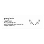 Deer antlers business card